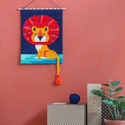 Kit tapisserie à broder Lion Sozo