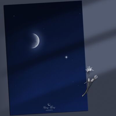 Individual 1 - Moon Postcard