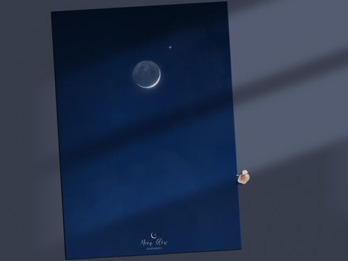 Individual 4 - Moon Postcard