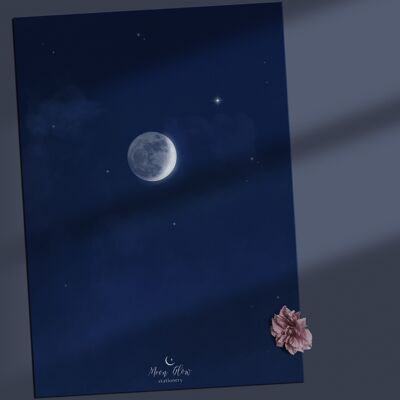 Individual 5 - Moon Postcard