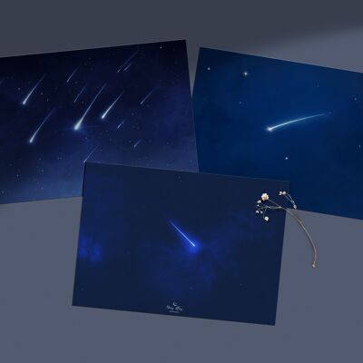 Colección de postales Wishes upon Shooting Stars