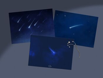 Voeux sur la collection de cartes postales Shooting Stars 1