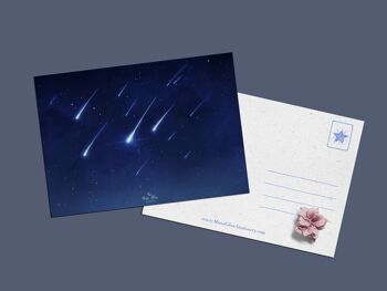 Voeux sur la collection de cartes postales Shooting Stars 4