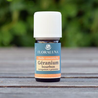 Geranium Bourbon - Biologisches ätherisches Öl - 5 ml