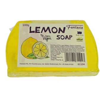 Savon CITRON 10 x 6,5 cm 1