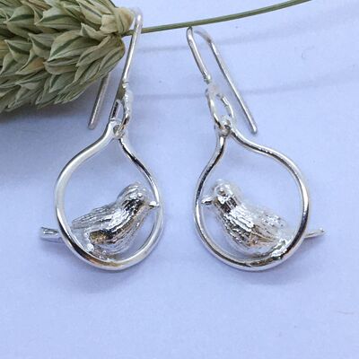 Birdy-Balançoire earrings