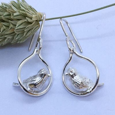 Birdy-Balançoire earrings