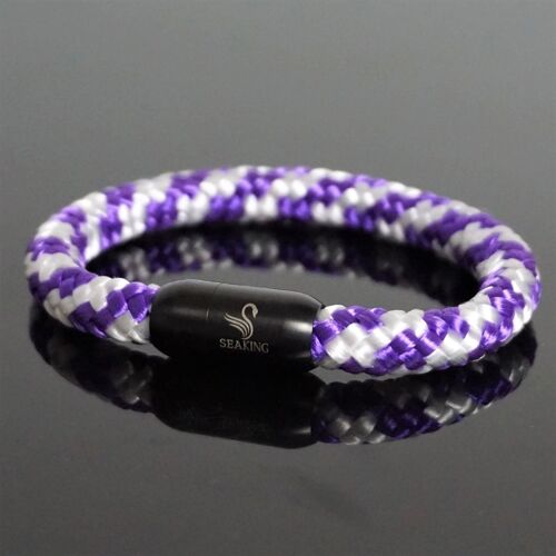 Wörthersee - Amethyst - S - Handgelenk bis 16cm - SCHWARZ + €2