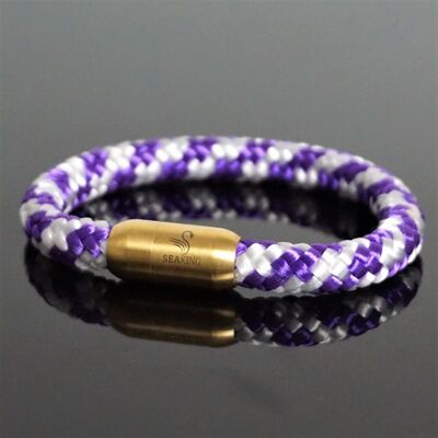 Wörthersee - Amethyst - S - Handgelenk bis 16cm - Gold + €2