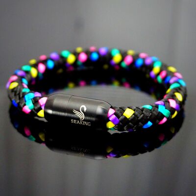 Wörthersee - Confetti - M - WRIST 16 TO 18.5CM - BLACK + €2