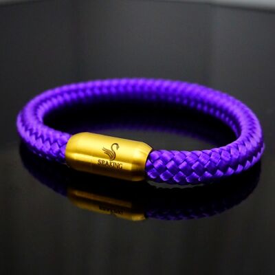 Wörthersee - Purple Rain - S - wrist up to 16cm - Gold + €2