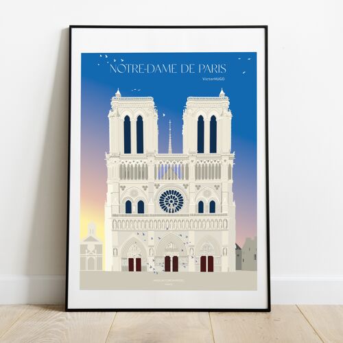 Affiche Notre Dame - format A3