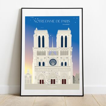 Affiche Notre Dame - format A3 1