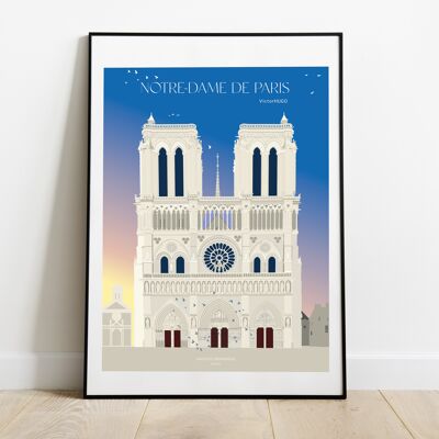 Notre Dame poster - A3 format