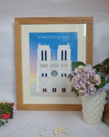 Affiche Notre Dame - format A3 3