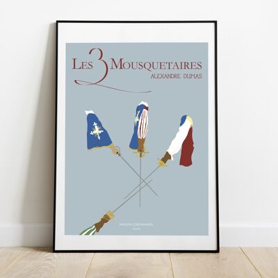 Poster Die drei Musketiere - A3-Format