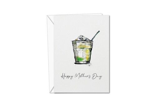 Happy Mother's Day G&T Card | Mother's Day Gin and Tonic Card | Gin and Tonic Card | Gin and Tonic Greeting Card | For Her (1187780423)