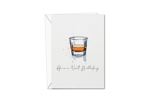 Happy Birthday Card | Birthday Card | Whisky Card | Happy Birthday Whisky Greeting Card | Whiskey Card | For Him, Her, Couples (1020758419)