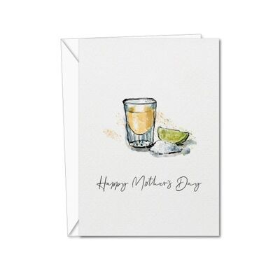 Carte de tequila heureuse fête des mères | Carte Tequila de la mère | Carte Tequila | Carte De Vœux Tequila | Pour elle (1187785631)