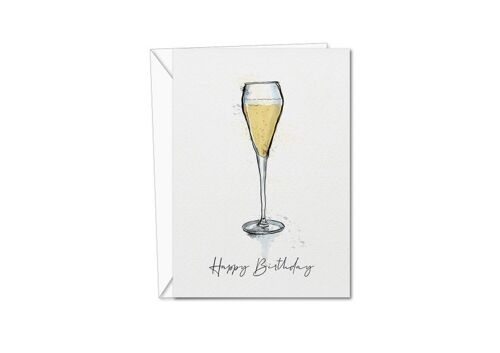 Happy Birthday Prosecco Card | Birthday Card | Prosecco card | Happy Birthday Prosecco Greeting Card | For Him, Her, Couples (1026848998)