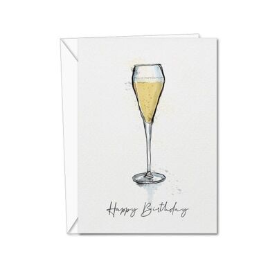 Happy Birthday Prosecco Card | Birthday Card | Prosecco card | Happy Birthday Prosecco Greeting Card | For Him, Her, Couples (1026848998)