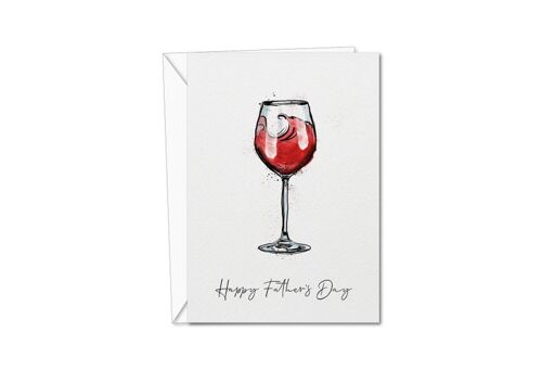 Father's Day Card | Red Wine Fathers Day Card | Wine Card | Dad Fathers Day Card | Dad Card | Wine Father's Day Card | For Dad (1032889223)