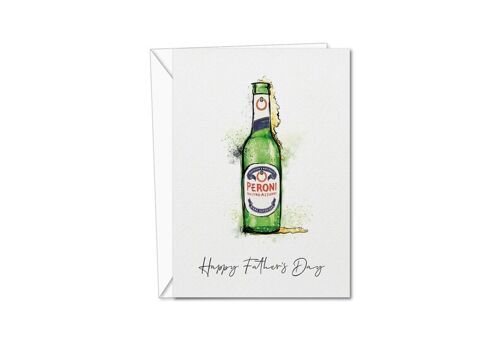 Father's Day Card | Card for Dad | Drinks Card | Peroni | Dad Fathers Day Card | Dad Card | Beer Father's Day Card | For Dad (1001099506)