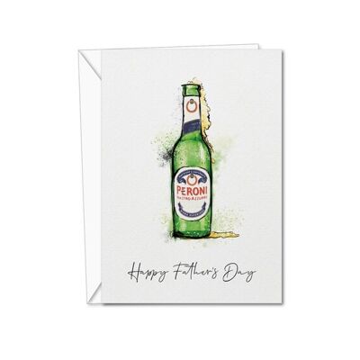 Father's Day Card | Card for Dad | Drinks Card | Peroni | Dad Fathers Day Card | Dad Card | Beer Father's Day Card | For Dad (1001099506)