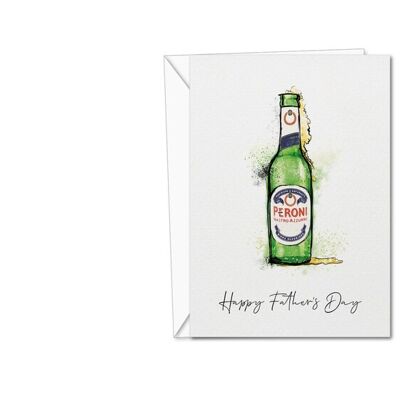 Tarjeta del día del padre | Tarjeta para papá | Tarjeta de bebidas | Peroni | Tarjeta del día de padres del papá | tarjeta del papá | Tarjeta del día de padre de la cerveza | Para Papá (1001099506)