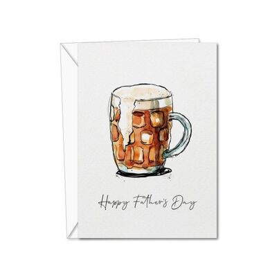 Carte de fête des pères | Carte pour papa | Carte des boissons | Amer | Carte de fête des pères amers | Carte papa | Carte de fête des pères bière | Pour papa (1001098130)