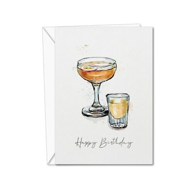 Alles Gute zum Geburtstagskarte | Geburtstags-Pornostar-Martini-Karte | Pornostar-Martini-Karte | Porno Star Martini Grußkarte | Für Ihn | Für Sie (1016172194)