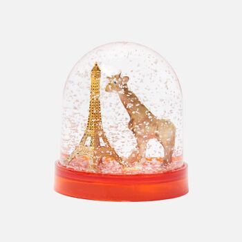 Boule à neige Girafe et tour Eiffel (lot de 12) 1