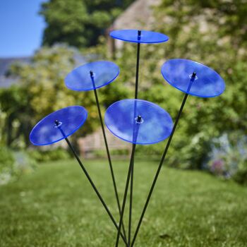 Lot de 5 grandes décorations de jardin 'Sun Discs' 10