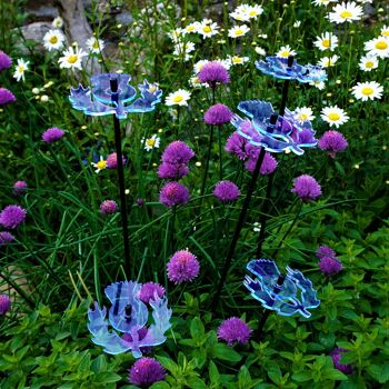 Set de 5 décorations de jardin moyennes 'Scottish Thistle' 15