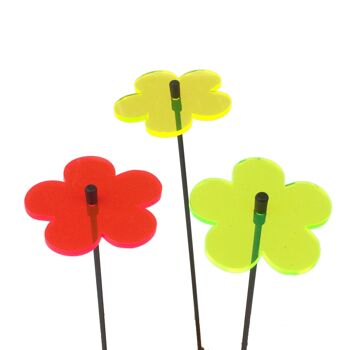 Lot de 3 petites décorations de jardin 'Blossom' 5