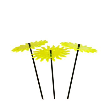 Lot de 3 grandes décorations de jardin 'Smiling Sun' 1