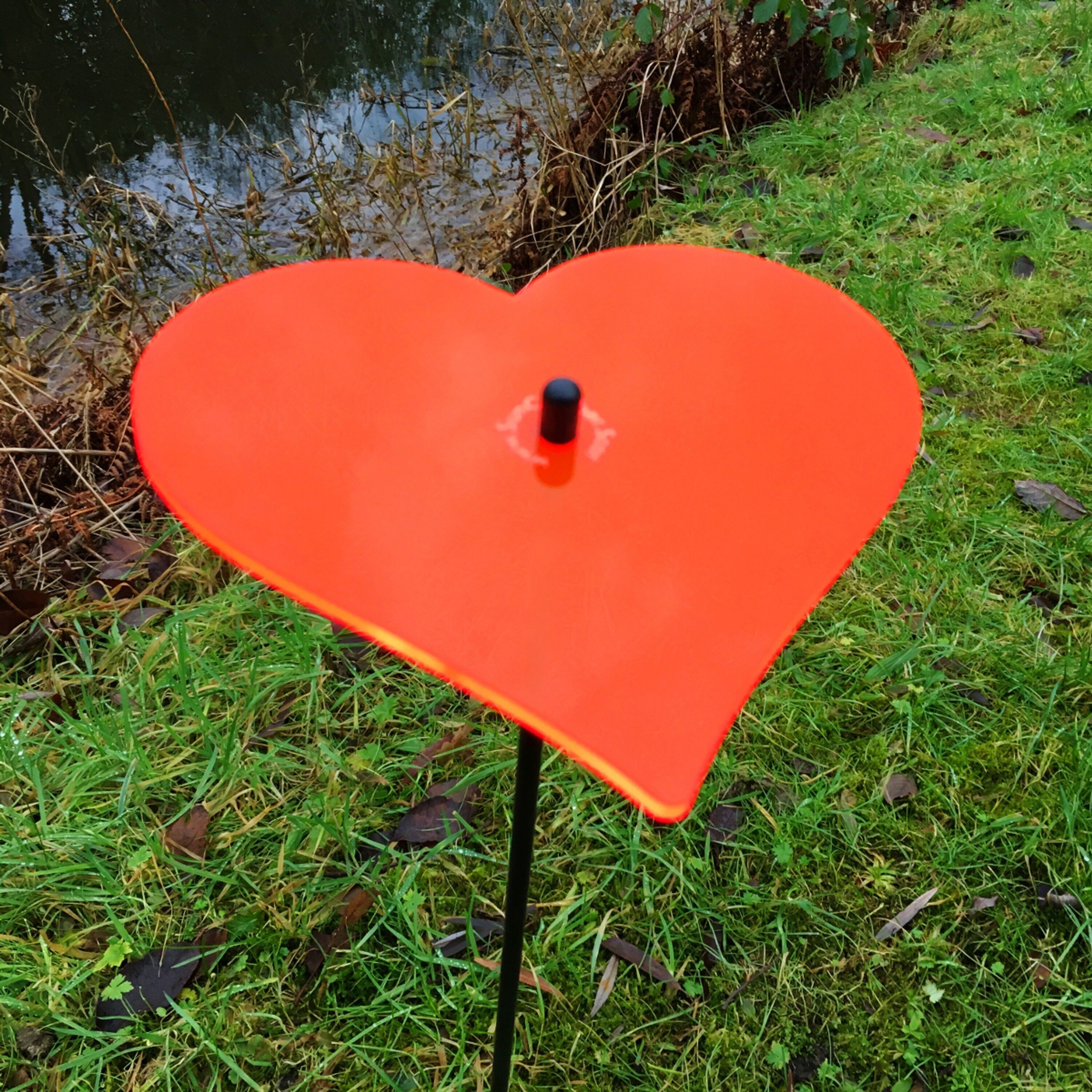 Großes Gartendeko Ornament 'Herz'