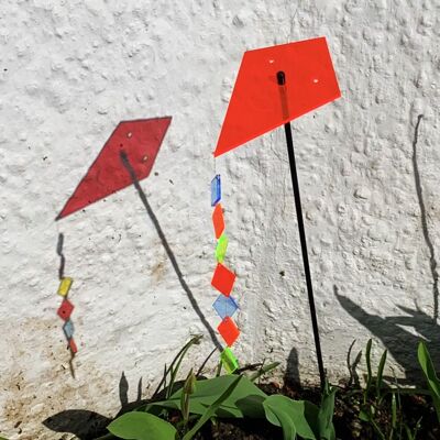 Large Garden Décor Ornament 'Kite with Tail'