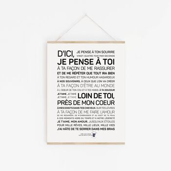 Affiche Je pense à toi - A2