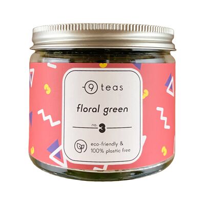 no 3. floral green - medium (65g)