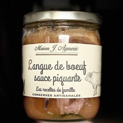 Langue de boeuf sauce piquante