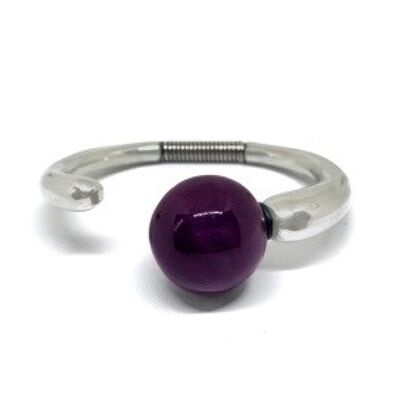 SPRING BRACELET WITH INTERCHANGEABLE BALL