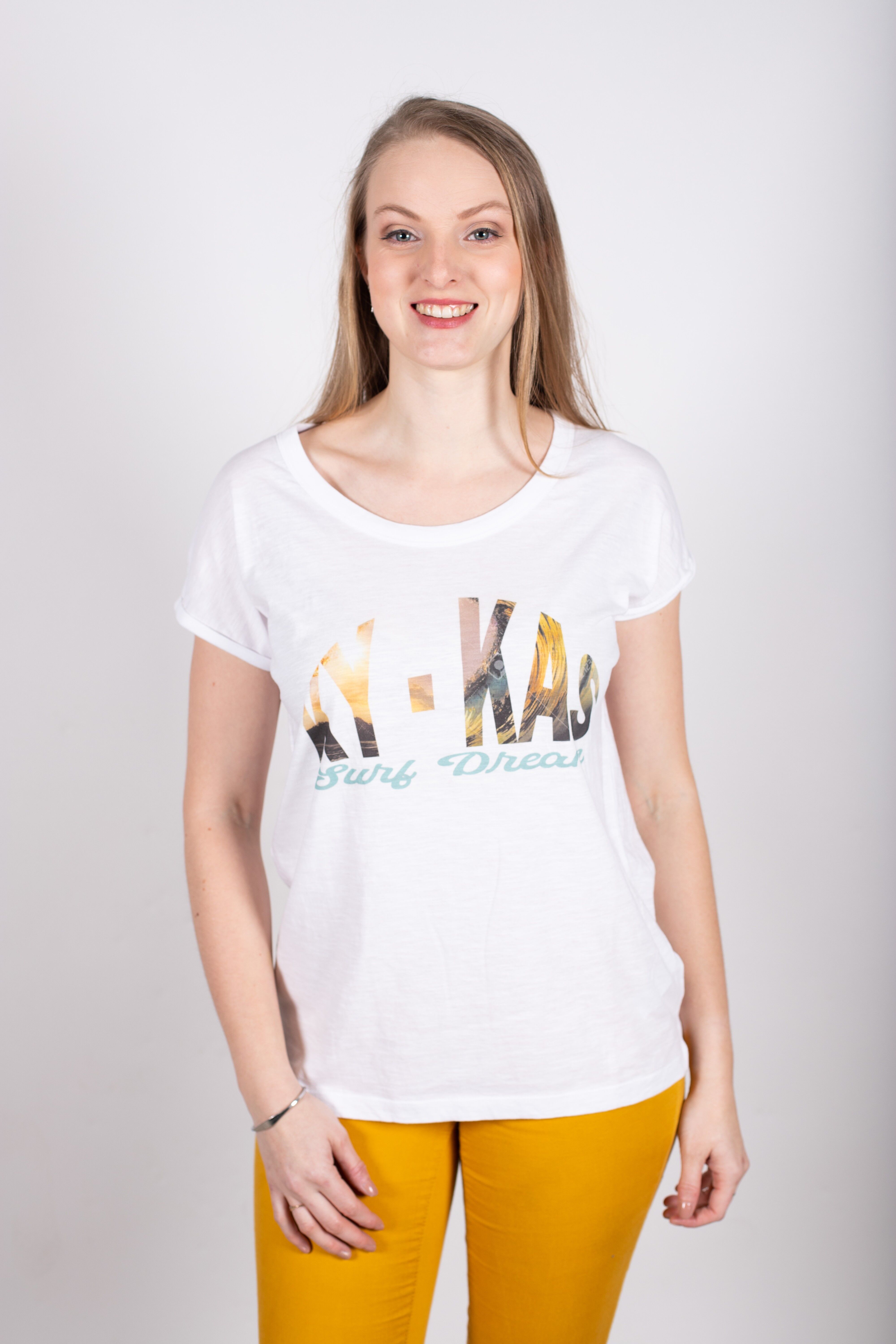 DAMEN-T-SHIRT AUS BIO-BAUMWOLLE SURF2 KY-KAS