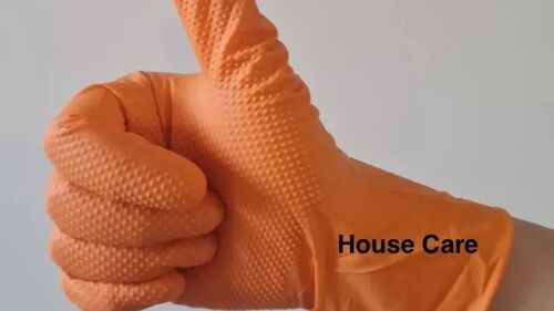 Nitrile Glove Orange 8.6 G ( S,M,L,XL ) 10 Pairs