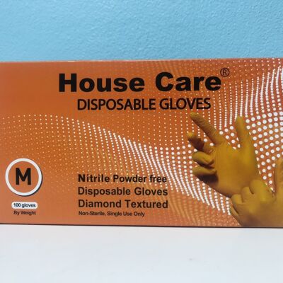 Nitrile Glove Orange 8.6 G ( S,M,L,XL )-BB Pack 1,000 gloves