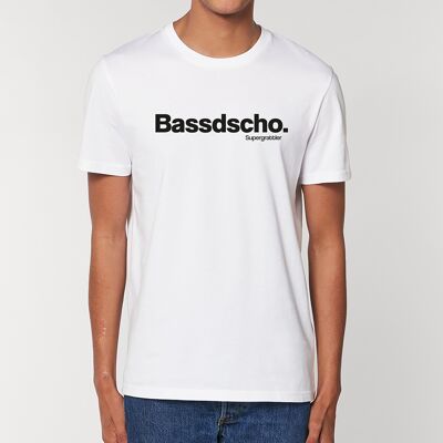T-Shirt Unisex "Bassdscho.", weiss
