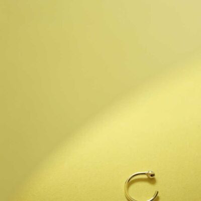 Oorbel Clear Inimini - Goud 14k - Enkele stuk