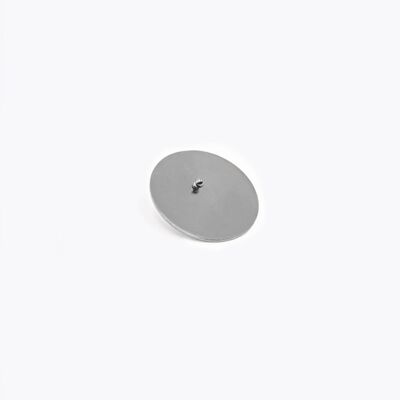 Boucle Éclipse Maxi - Plaqué palladium - Clou 2mm du même plaquage