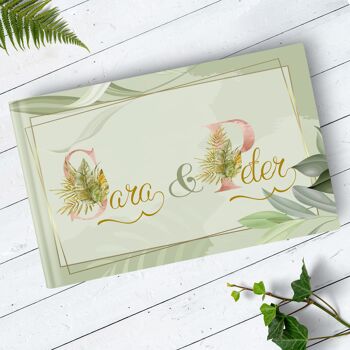 Feuilles d'album de mariage 1