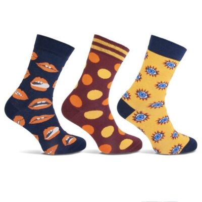 Socks Dachshund | limited edition | ladies socks | 3-pack | Size 36-42
